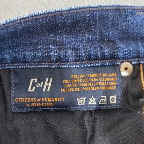 Citizens of Humanity Jeans Rocket high rise skinny women's size W28 ink blue - Picture 9 of 16